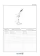 Kludi Duschset bestehend aus Handbrause, Wandhalter und Brauseschlauch. Die Teile sind in einer schematischen Ansicht dargestellt.